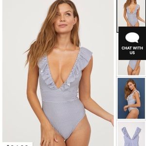 Swimsuit with flounce. (New with tags)